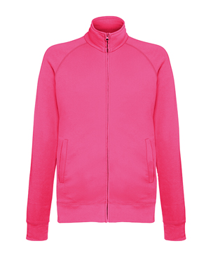 FELPA GIACCA LEGGERA ( FRUIT OF THE LOOM ) fucsia